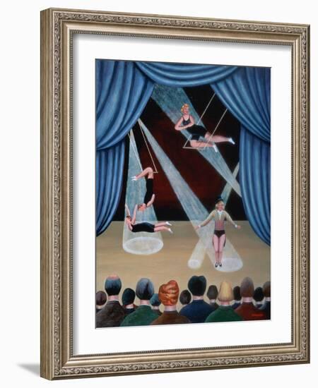 Circus Acrobats-Jerzy Marek-Framed Giclee Print