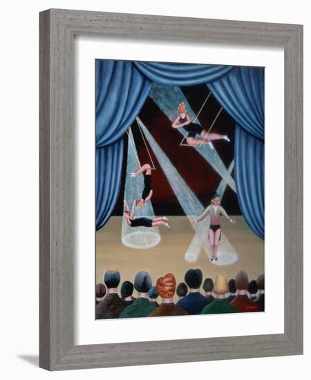 Circus Acrobats-Jerzy Marek-Framed Giclee Print