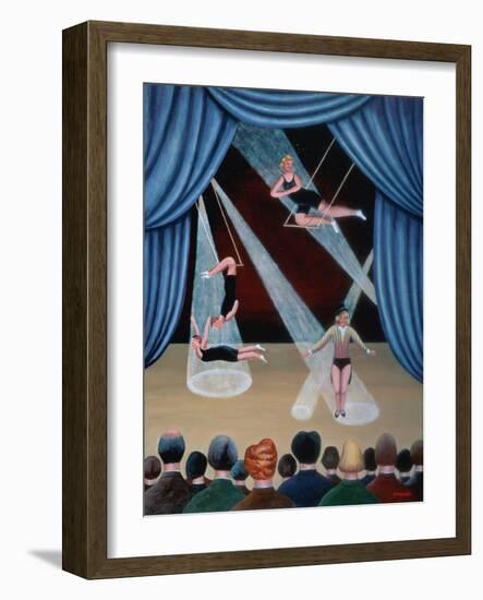 Circus Acrobats-Jerzy Marek-Framed Giclee Print