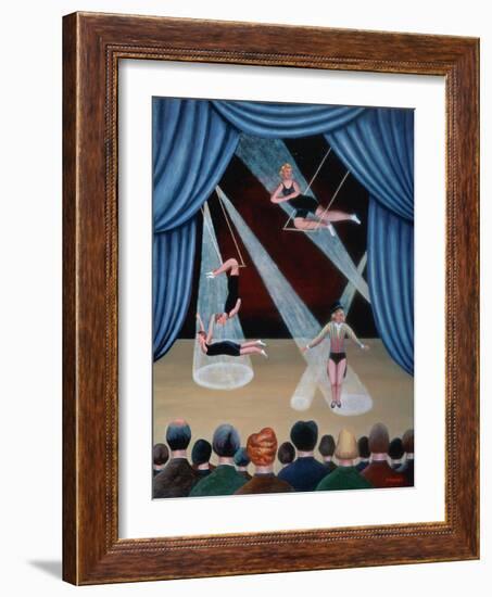 Circus Acrobats-Jerzy Marek-Framed Giclee Print