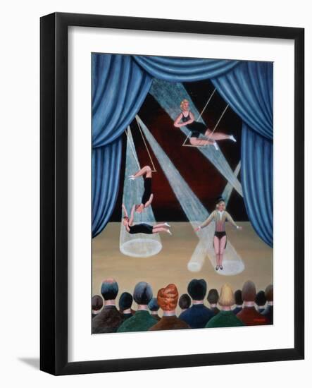 Circus Acrobats-Jerzy Marek-Framed Giclee Print