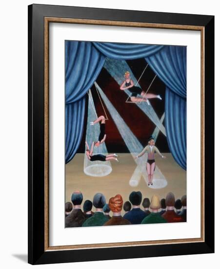 Circus Acrobats-Jerzy Marek-Framed Giclee Print