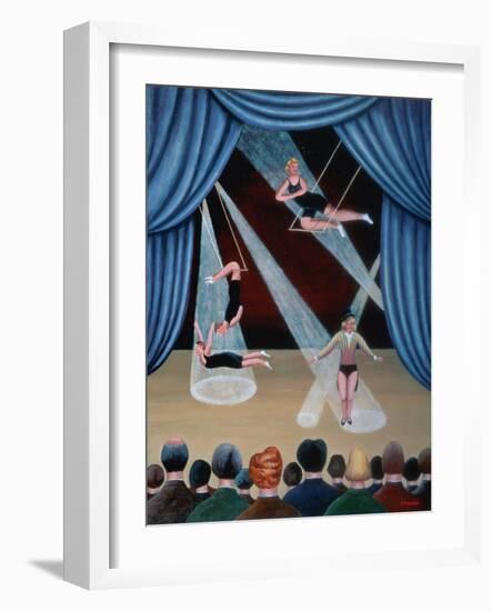 Circus Acrobats-Jerzy Marek-Framed Giclee Print