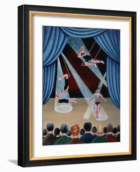 Circus Acrobats-Jerzy Marek-Framed Giclee Print