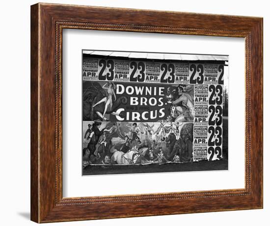 Circus Advertisement, 1936-Walker Evans-Framed Photographic Print