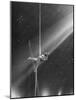 Circus Aerialist Bella Attardi, Hanging on Rope Practicing Aerial Ballet For Ringling Bros. Circus-Nina Leen-Mounted Photographic Print