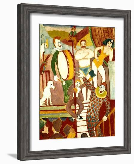 Circus Artists, 1911-Auguste Macke-Framed Giclee Print