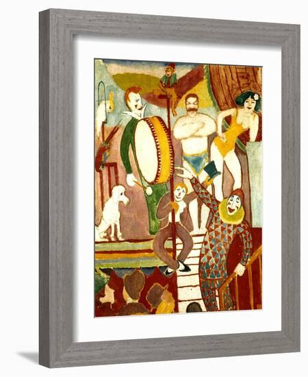 Circus Artists, 1911-Auguste Macke-Framed Giclee Print