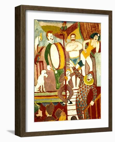 Circus Artists, 1911-Auguste Macke-Framed Giclee Print