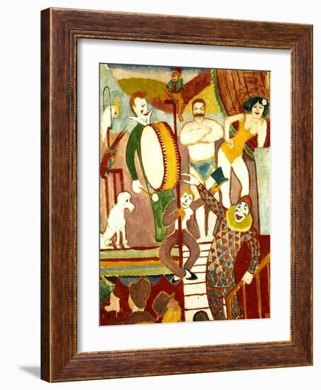 Circus Artists, 1911-Auguste Macke-Framed Giclee Print