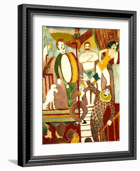 Circus Artists, 1911-Auguste Macke-Framed Giclee Print