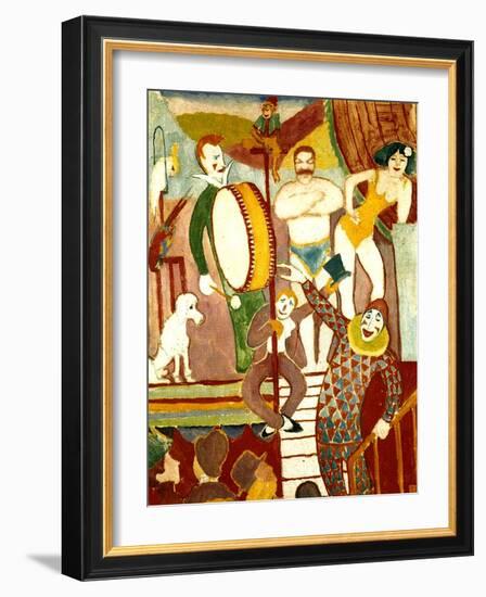 Circus Artists, 1911-Auguste Macke-Framed Giclee Print