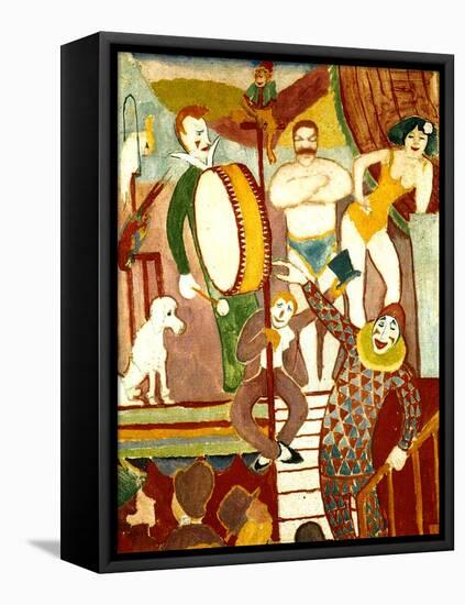 Circus Artists, 1911-Auguste Macke-Framed Premier Image Canvas