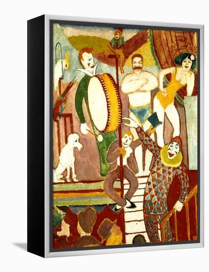 Circus Artists, 1911-Auguste Macke-Framed Premier Image Canvas