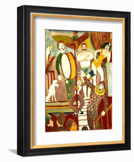 Circus Artists, 1911-Auguste Macke-Framed Giclee Print