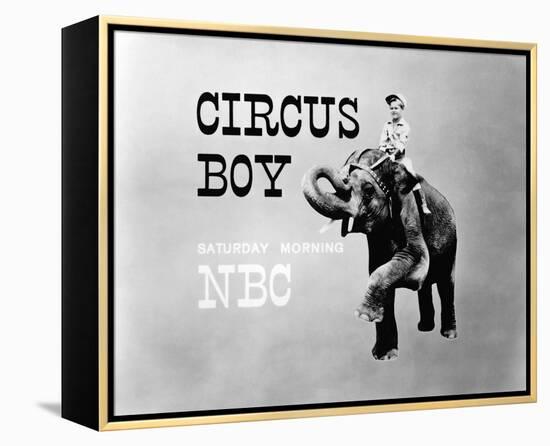 Circus Boy-null-Framed Stretched Canvas