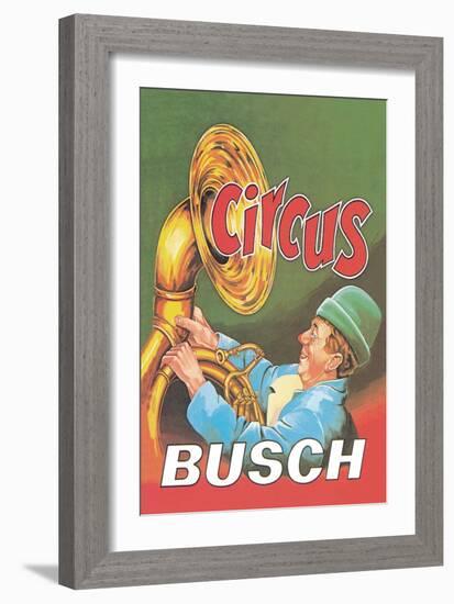 Circus Busch-null-Framed Art Print