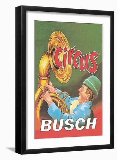 Circus Busch-null-Framed Art Print