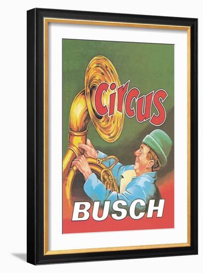 Circus Busch-null-Framed Art Print