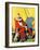 "Circus Clown and Show Dogs,"April 1, 1929-Ray C. Strang-Framed Giclee Print