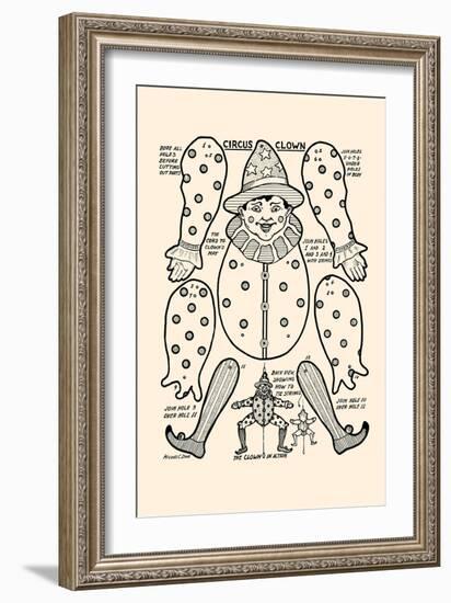 Circus Clown-Michael C. Dank-Framed Art Print