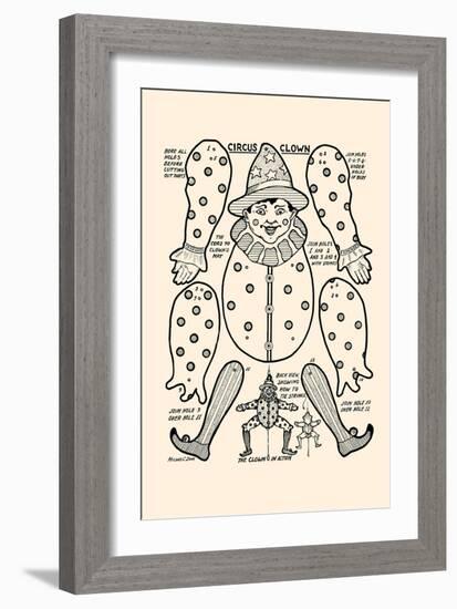 Circus Clown-Michael C. Dank-Framed Art Print