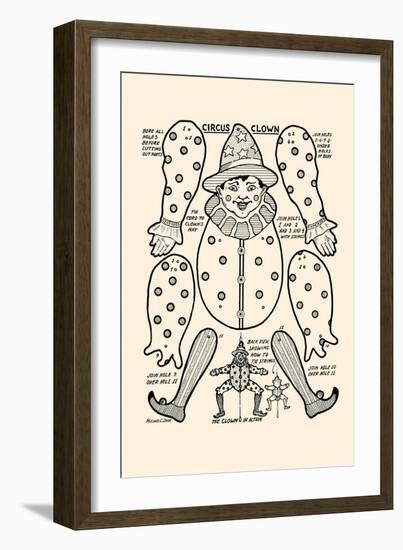 Circus Clown-Michael C. Dank-Framed Art Print