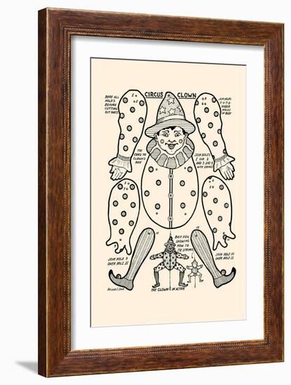 Circus Clown-Michael C. Dank-Framed Art Print