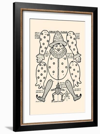 Circus Clown-Michael C. Dank-Framed Art Print