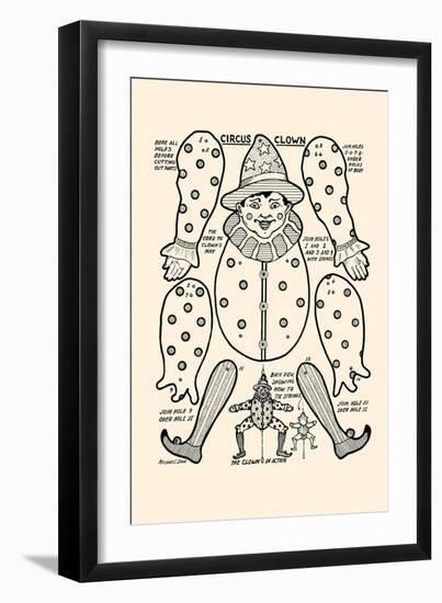 Circus Clown-Michael C. Dank-Framed Art Print