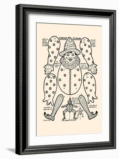 Circus Clown-Michael C. Dank-Framed Art Print