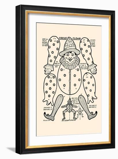 Circus Clown-Michael C. Dank-Framed Art Print