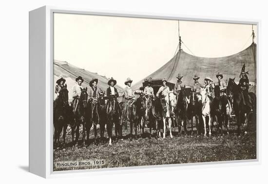 Circus Cowboys, 1915-null-Framed Stretched Canvas