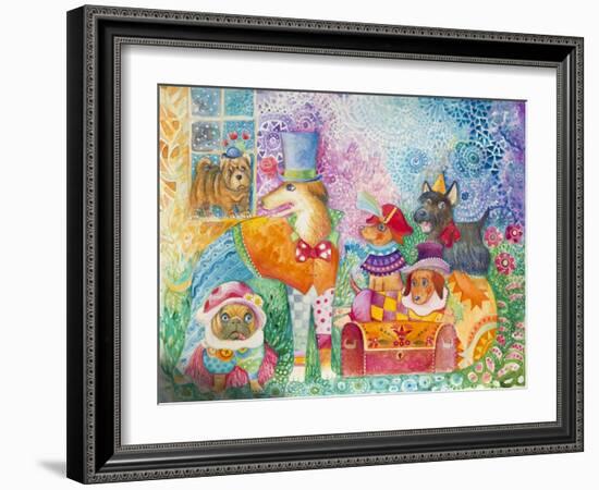 Circus Dogs-Oxana Zaika-Framed Giclee Print