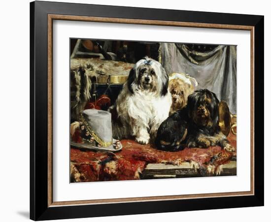 Circus Entertainers-Charles Van Den Eycken-Framed Giclee Print