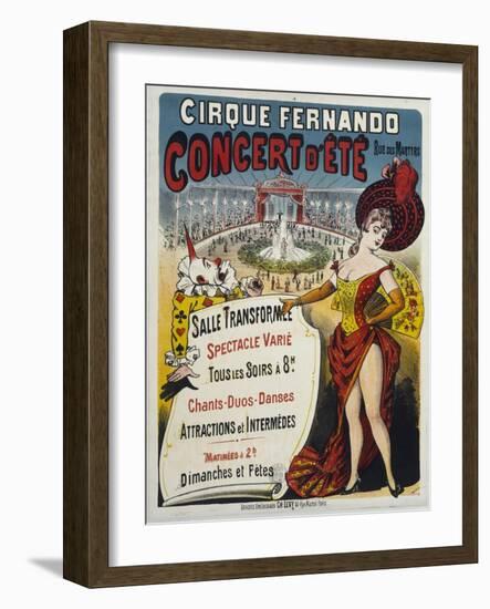 Circus Fernando-Charles Levy-Framed Giclee Print