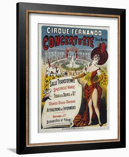 Circus Fernando-Charles Levy-Framed Giclee Print