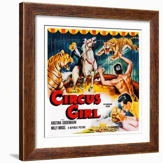 Circus Girl, (aka Die Gefangene Des Maharadscha), Kristina Soderbaum, 1954-null-Framed Art Print