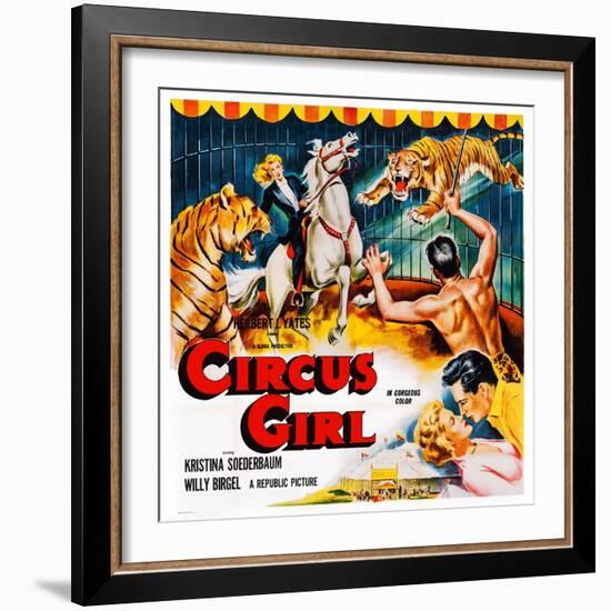 Circus Girl, (aka Die Gefangene Des Maharadscha), Kristina Soderbaum, 1954-null-Framed Art Print