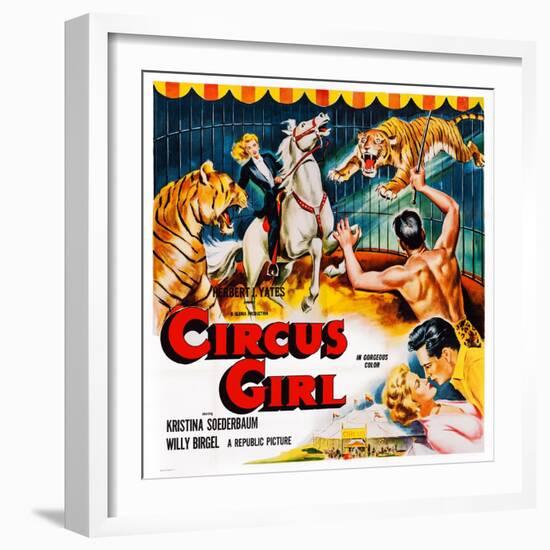 Circus Girl, (aka Die Gefangene Des Maharadscha), Kristina Soderbaum, 1954-null-Framed Art Print