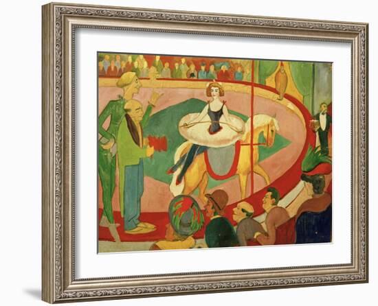 Circus I Circus Rider 1911-Auguste Macke-Framed Giclee Print