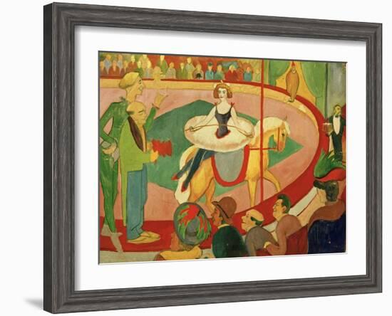 Circus I Circus Rider 1911-Auguste Macke-Framed Giclee Print