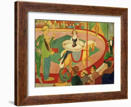 Circus I Circus Rider 1911-Auguste Macke-Framed Giclee Print