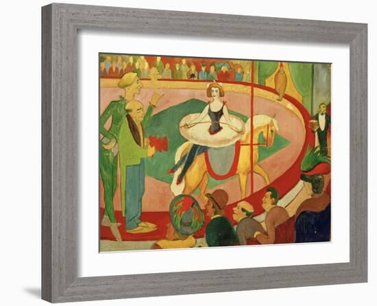 Circus I Circus Rider 1911-Auguste Macke-Framed Giclee Print