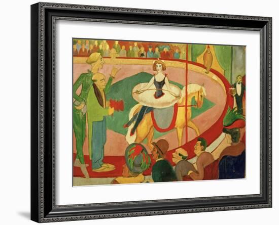 Circus I Circus Rider 1911-Auguste Macke-Framed Giclee Print