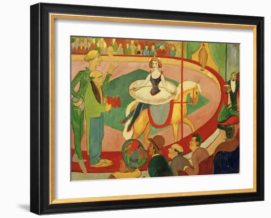 Circus I Circus Rider 1911-Auguste Macke-Framed Giclee Print