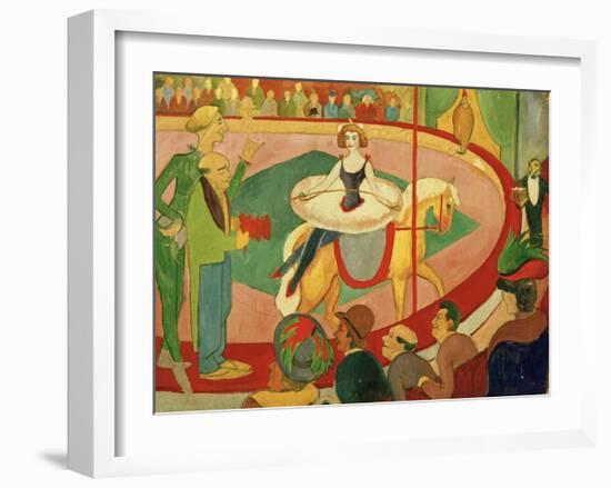 Circus I Circus Rider 1911-Auguste Macke-Framed Giclee Print