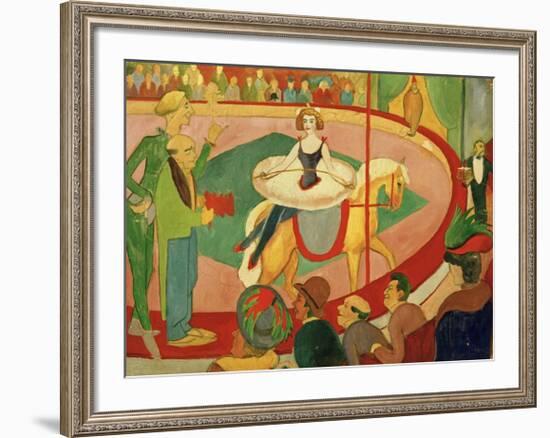 Circus I Circus Rider 1911-Auguste Macke-Framed Giclee Print