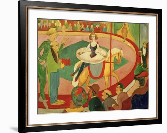 Circus I Circus Rider 1911-Auguste Macke-Framed Giclee Print