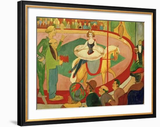 Circus I Circus Rider 1911-Auguste Macke-Framed Giclee Print